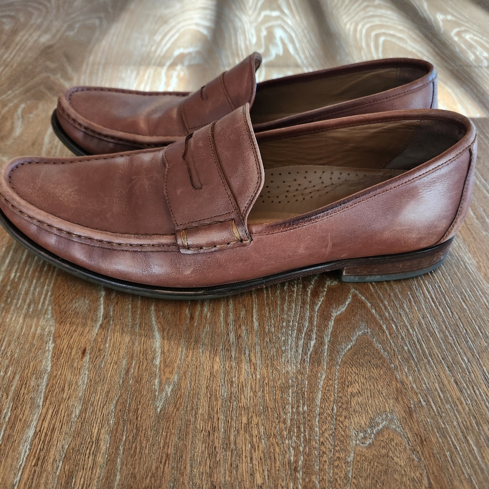 COLE HAAN Grand OS‎ Brown Penny Loafers Slip On Men's Size 11